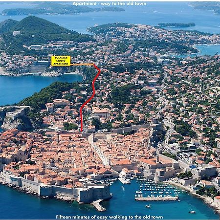 Apartment Pulastar Dubrovnik Exteriör bild